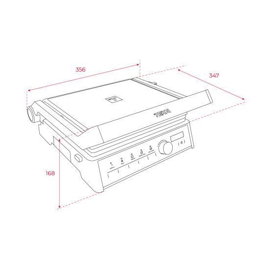 Гриль электрический Teka T GRILL BLACK-SS