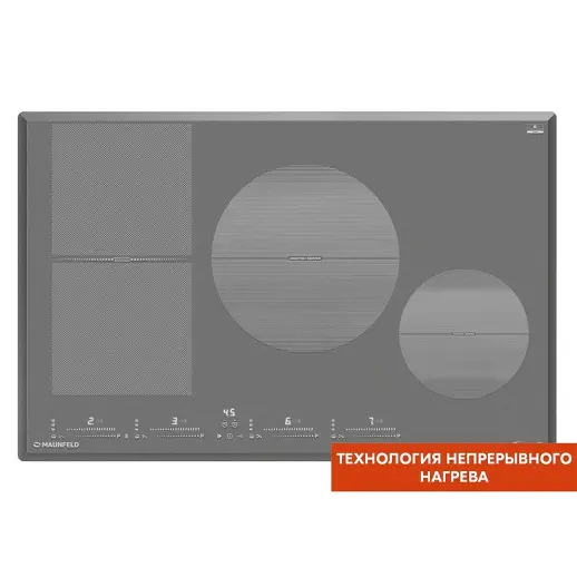 Индукционная варочная панель Maunfeld CVI804SFLGR Inverter