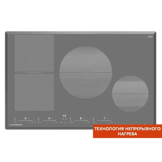 Индукционная варочная панель Maunfeld CVI804SFLGR Inverter