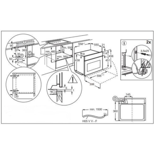 Электрический духовой шкаф с функцией СВЧ Electrolux EVL6E49X