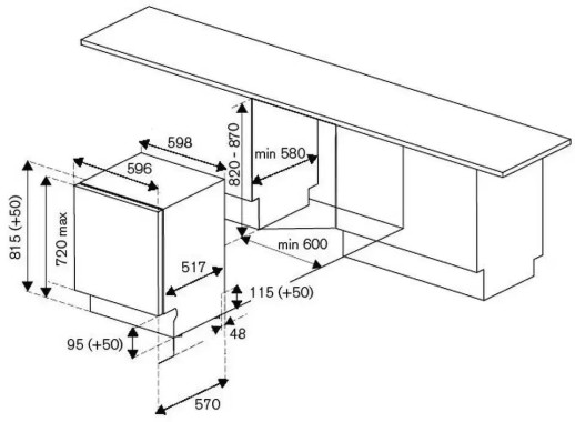 Посудомоечная машина Bertazzoni DW6083PRT