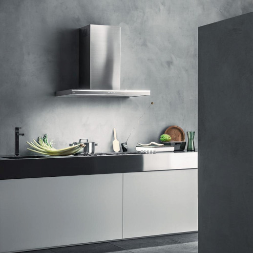 Кухонная вытяжка Falmec LUMINA NRS GLASS STEEL 120