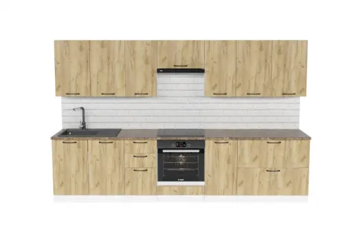 Кухонный гарнитур Янтарь 3000 мм