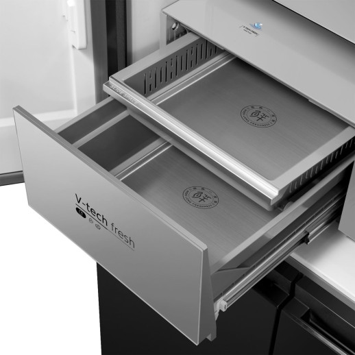 Полувстраиваемый холодильник Midea MDRM706BIE63