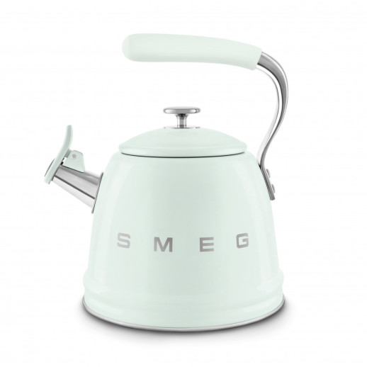 Чайник со свистком Smeg WKF01PG постельный зеленый