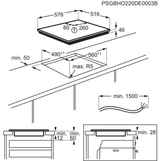 Индукционная варочная панель Electrolux EIT60443X