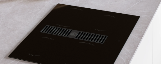 Индукционная варочная панель с вытяжкой Bertazzoni P604ICH30NP