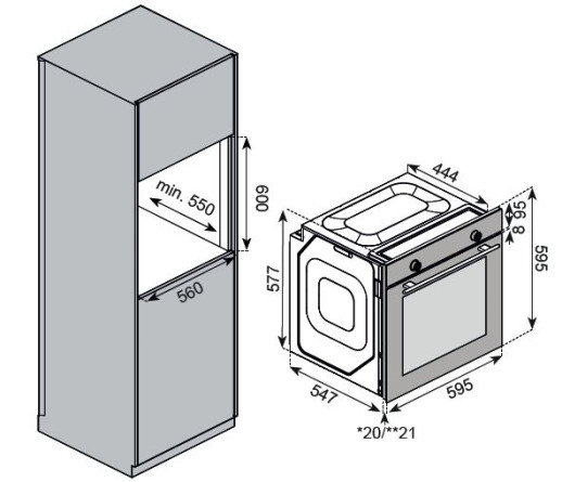 Духовой шкаф Kuppersberg SR 610 W Silver
