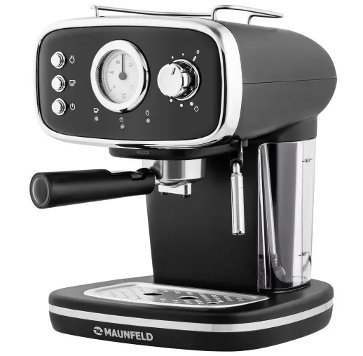 Кофемашина рожкового типа MAUNFELD MF-736BK