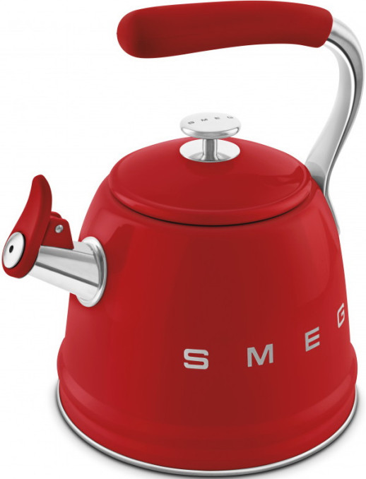 Чайник со свистком Smeg WKF01RD красный