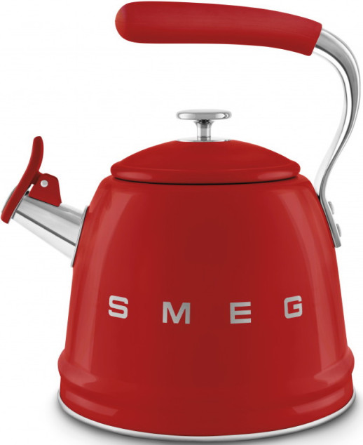 Чайник со свистком Smeg WKF01RD красный