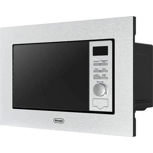 Микроволновая печь встраиваемая Delonghi DMO 20IM MATERO нержавеющая сталь