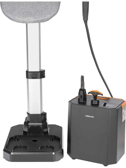 Отпариватель с гладильной доской Hiberg GSW 8000 BLACK ORANGE