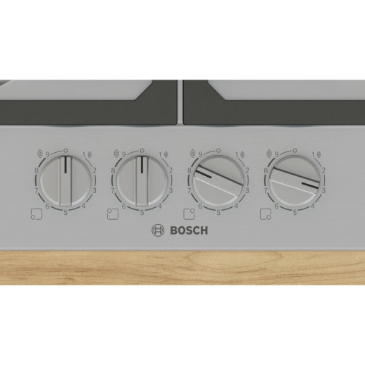 Газовая варочная панель Bosch PCP6A5I90M нержавеющая сталь