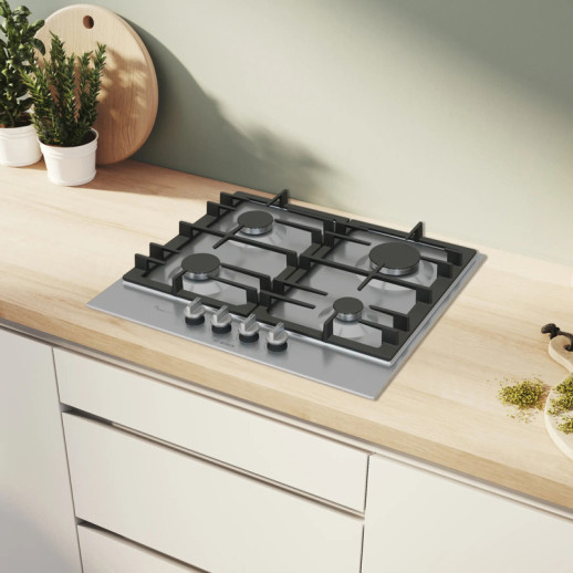 Газовая варочная панель Bosch PCP6A5I90M нержавеющая сталь