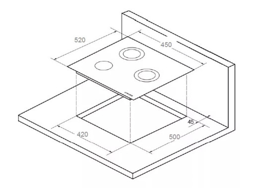 Варочная панель Kuppersberg ECS 402 черный