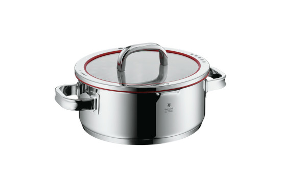 Кастрюля WMF низкая 24см с крышкой FUNCTION 4 нержавеющая сталь