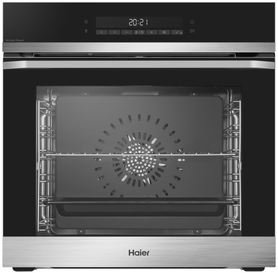 Электрический духовой шкаф с функцией пара Haier HOQ-P16AS5SX черный