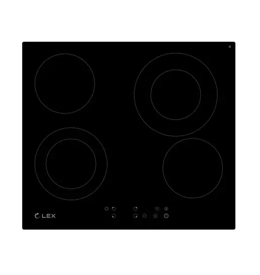 Варочная панель Lex EVH 642-1 BL черный