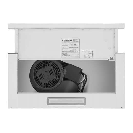Кухонная вытяжка Maunfeld CLYDE 60 GLASS WHITE