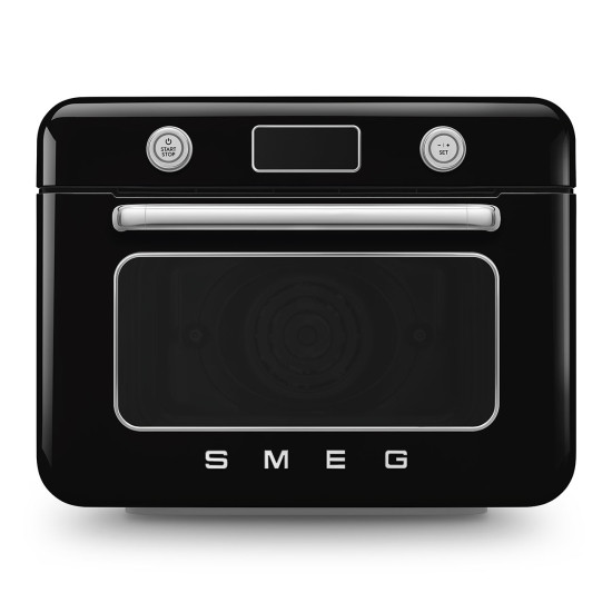 Мини-печь с паром Smeg COF01BLEU чёрный